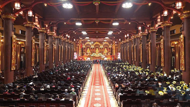 Quang cảnh lễ Khai hội Xuân Yên Tử năm 2026.