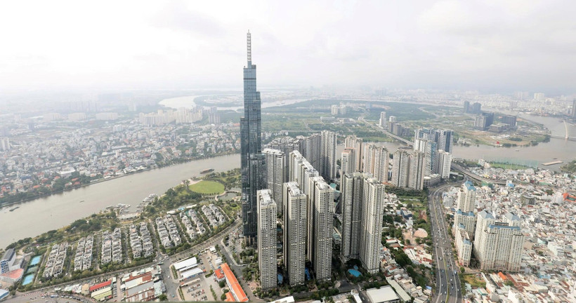 Thành phố Hồ Chí Minh được định hướng trở thành Trung tâm tài chính quốc tế nhờ hội tụ thế mạnh về kinh tế, địa lý, nhân lực và chiến lược phát triển quốc gia. (Ảnh Khiếu Minh)