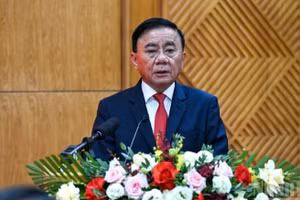 Đồng chí Trần Cẩm Tú, Ủy viên Bộ Chính trị, Thường trực Ban Bí thư. (Ảnh: DUY LINH)
