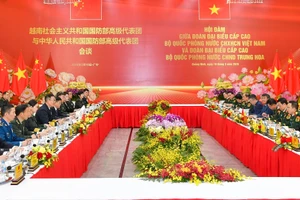 Quang cảnh hội đàm.