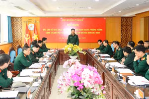 Thượng tướng Nguyễn Trường Thắng chủ trì Hội nghị. 