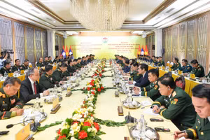 Quang cảnh hội đàm.