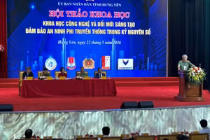 Hội thảo khoa học “Khoa học công nghệ và đổi mới sáng tạo bảo đảm an ninh phi truyền thống trong kỷ nguyên số”.