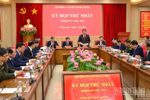 Khai mạc kỳ họp thứ nhất, nhiệm kỳ 2026-2031 của Hội đồng Lý luận Trung ương. (Ảnh: PHẠM CƯỜNG)