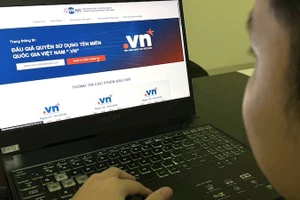 Đợt đấu giá tên miền quốc gia “.vn” 2 ký tự đầu tiên sẽ diễn ra từ ngày 18 đến 20/3.