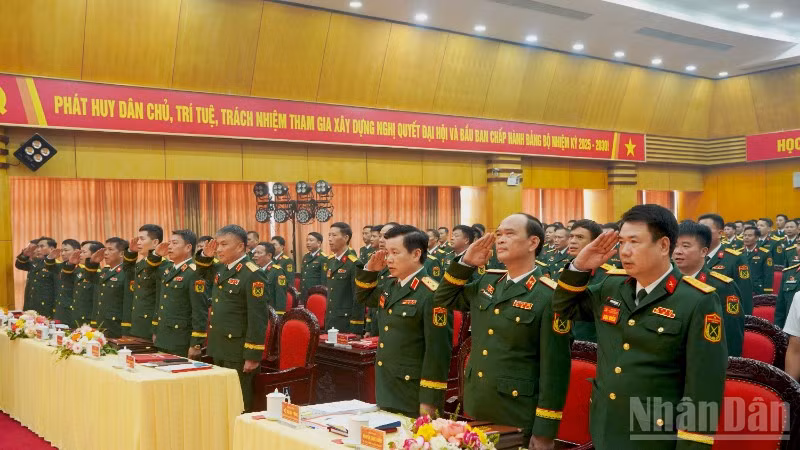Các đại biểu dự Đại hội đại biểu Đảng bộ Binh chủng Đặc công nhiệm kỳ 2025-2030.
