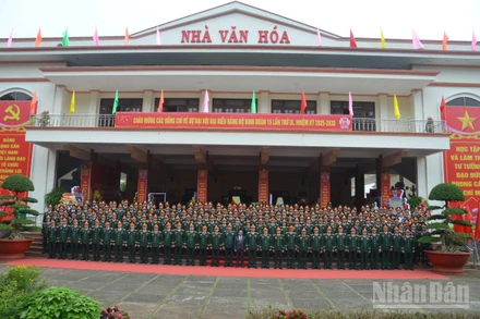 Đại biểu dự Đại hội Đảng bộ Binh đoàn 15 lần thứ IX nhiệm kỳ 2025-2030.