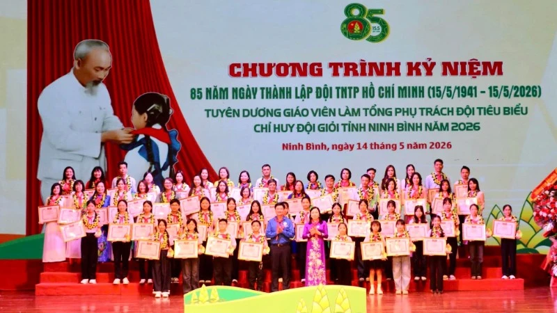 Kỷ niệm 85 năm thành lập Đội TNTP Hồ Chí Minh tại Ninh Bình