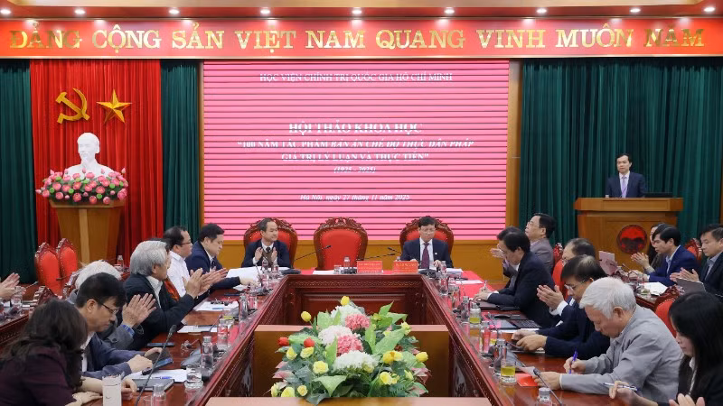 Quang cảnh Hội thảo. 