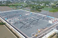 Toàn cảnh Trạm biến áp 500kV Thốt Nốt.