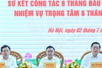 Ban chỉ đạo 35 Trung ương tổ chức Hội nghị triển khai nhiệm vụ trọng tâm 6 tháng cuối năm 2025. (Ảnh: DUY LINH)