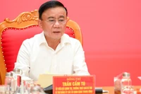 Đồng chí Trần Cẩm Tú, Ủy viên Bộ Chính trị, Thường trực Ban Bí thư. (Ảnh: ĐĂNG KHOA)