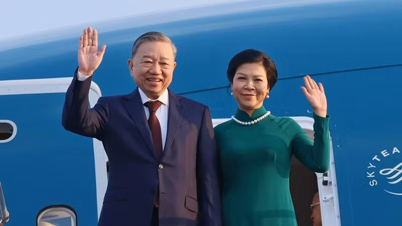 Nhận lời mời của Tổng thống Hàn Quốc Lee Jae Myung, Tổng Bí thư Tô Lâm và Phu nhân thăm cấp Nhà nước tới Hàn Quốc từ ngày 10 đến 13/8.