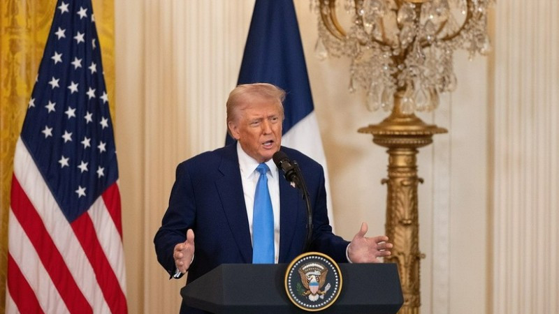 Tổng thống Mỹ Donald Trump trong một bài phát biểu tại Nhà Trắng. (Ảnh: THX/TTXVN)