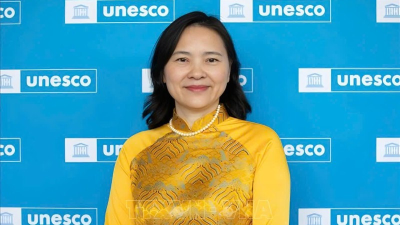 Đại sứ Nguyễn Thị Vân Anh, Trưởng Phái đoàn Việt Nam tại UNESCO. (Ảnh do Phái đoàn Việt Nam tại UNESCO cung cấp)