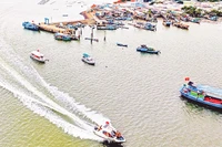 Bộ đội Biên phòng Thành phố Hồ Chí Minh tuần tra, kiểm soát địa bàn biển đảo.