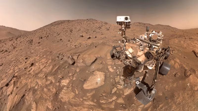 Xe tự hành Perseverance của NASA hoàn thành chặng di chuyển đầu tiên do AI tạo lập kế hoạch trên Sao Hỏa. (Ảnh: NASA)