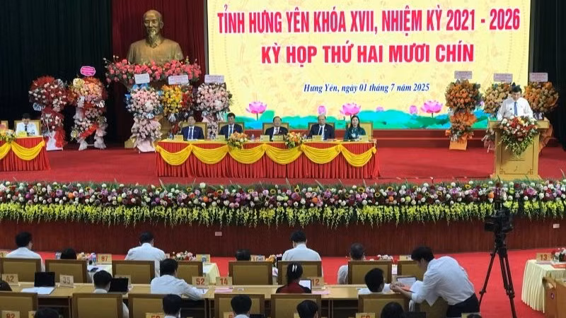Kỳ họp thứ 29, Hội đồng nhân dân tỉnh Hưng Yên khóa XVII, nhiệm kỳ 2021-2026.
