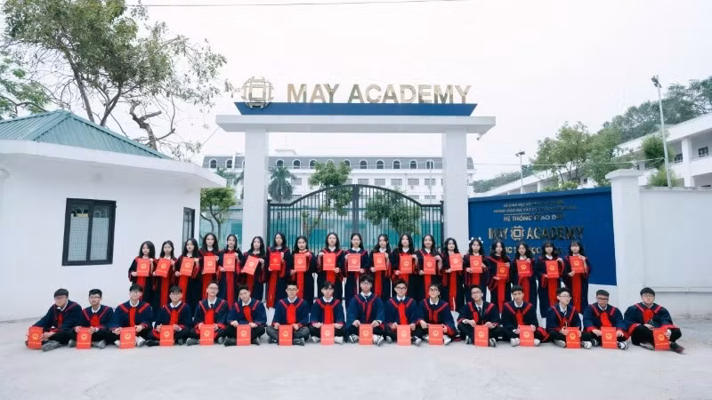 Trường THPT MAY có 100% học sinh khối 12 đỗ tốt nghiệp THPT năm 2025. (Ảnh: Trường THPT MAY)