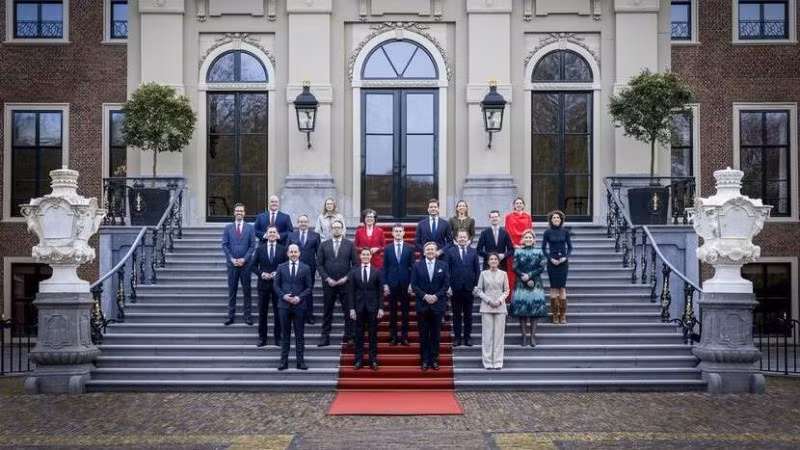 Chính phủ Hà Lan chính thức tuyên thệ nhậm chức ngày 23/2/2026. (Ảnh: government.nl)