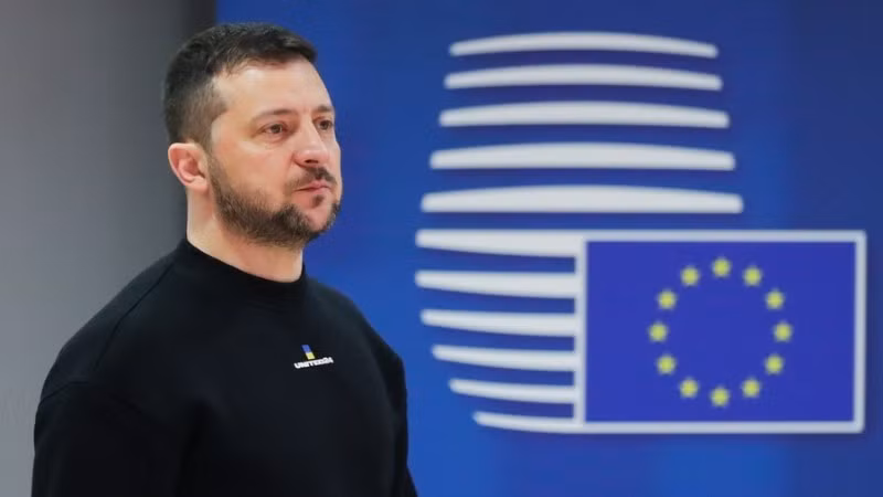 Tổng thống Ukraine Volodymyr Zelensky. (Ảnh: Xinhua)