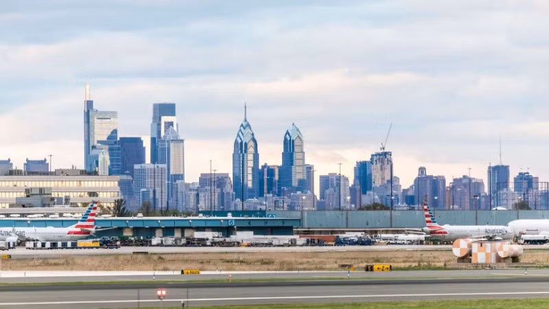 Quang cảnh Sân bay quốc tế Philadelphia. (Ảnh: Sân bay quốc tế Philadelphia)