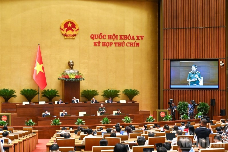 Quang cảnh phiên họp. (Ảnh: DUY LINH) ndo_br_bnd-6676.jpg