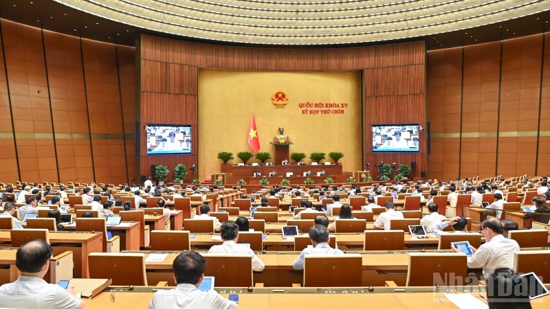 Quang cảnh phiên họp của Quốc hội, ngày 11/6/2025. (Ảnh: DUY LINH)