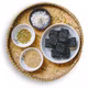 Bánh khô mè đen Bà Liễu Mẹ hộp 250g (gạo lứt)