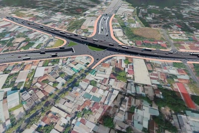 Ngã 5 Phước Kiến tại phường Thủ Dầu Một và phường Phú Lợi. 