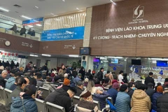 Bệnh nhân đến khám tại Bệnh viện Lão khoa Trung ương.