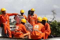 Nhân viên kỹ thuật Movitel.