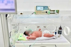 Em bé chào đời nặng 6,2kg. (Ảnh: BVCC)