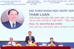 Chủ tọa của Hội thảo khoa học.
