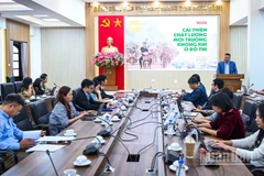 Toàn cảnh buổi đối thoại. (Ảnh: THÀNH ĐẠT)