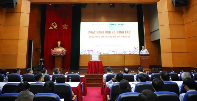 Bộ Văn hóa, Thể thao và Du lịch phát động quyên góp, ủng hộ đồng bào bị thiệt hại do bão số 10