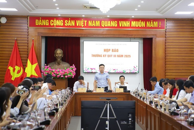Bộ Văn hóa, Thể thao và Du lịch họp báo quý III/2025.