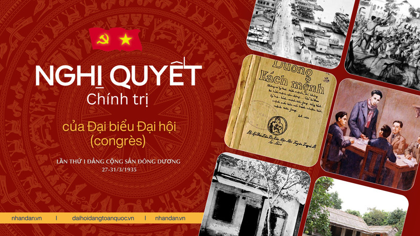 Nghị quyết Chính trị của Đại biểu Đại hội (congrès) lần thứ I Đảng Cộng sản Đông Dương ngày 27-31/3/1935