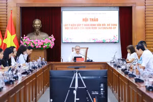Quang cảnh hội thảo. (Ảnh: Bộ Văn hóa, Thể thao và Du lịch cung cấp)