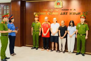 Công an tỉnh Thanh Hóa thi hành Quyết định khởi tố vụ án, khởi tố bị can.