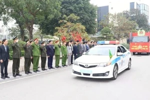 Công an tỉnh Thanh Hóa ra quân thực hiện cao điểm tấn công, trấn áp tội phạm. 