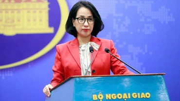 Người phát ngôn Bộ Ngoại giao Phạm Thu Hằng.