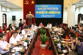 Giao lưu trực tuyến “Học song bằng từ lớp 6: Băn khoăn và kỳ vọng”