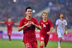 Tiến Linh là tác giả bàn thắng duy nhất trận đấu UAE ở vòng loại World Cup 2022.