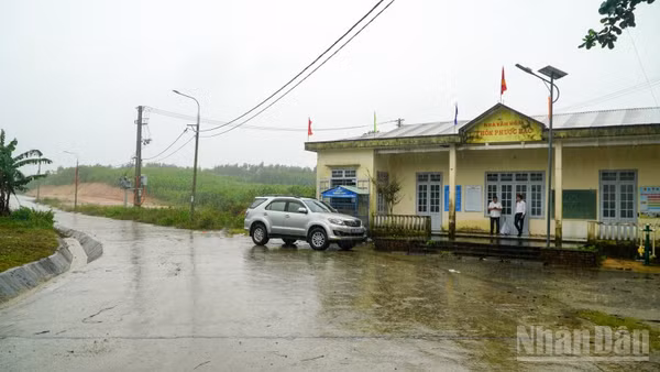 Khu bố trí dân cư ở thôn Phước Bắc, xã Phú Ninh đã thi công hoàn thành được đầu tư xây dựng kết cấu hạ tầng thiết yếu, bảo đảm mọi điều kiện bố trí đất cho người dân.