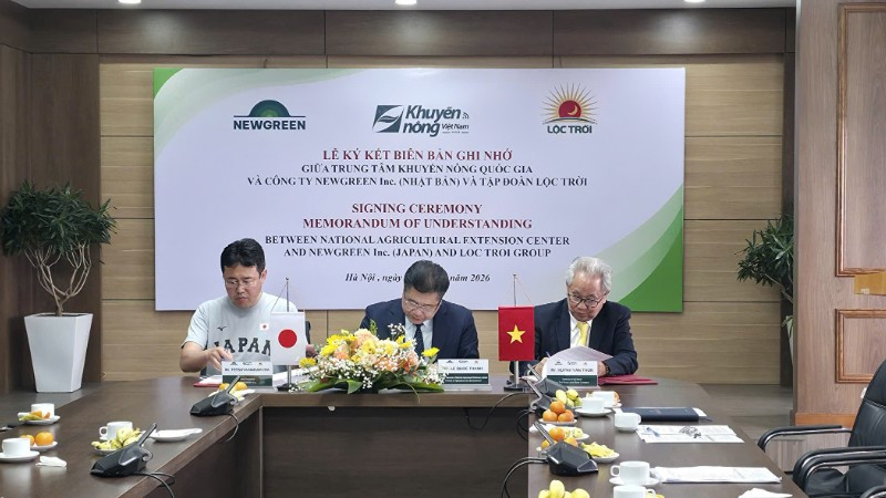 Các đơn vị thực hiện ký cam kết biên bản ghi nhớ.