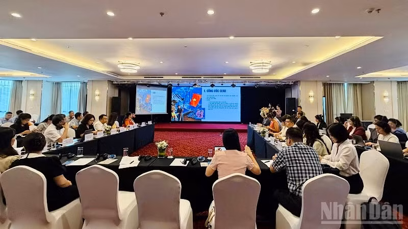 Toàn cảnh hội thảo quốc tế về dữ liệu phục vụ xây Báo cáo quốc gia thực thi Công ước CERD.