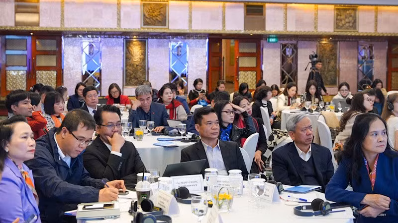 Các đại biểu tham gia Diễn đàn Kinh tế chăm sóc Việt Nam 2026.