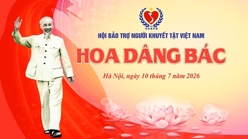 Chương trình "Hoa Dâng Bác" năm 2026 lần đầu tiên được tổ chức tại Hà Nội, vào ngày 10/7 tới đây.