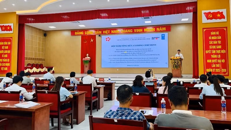 Toàn cảnh hội thảo tổng kết Dự án.